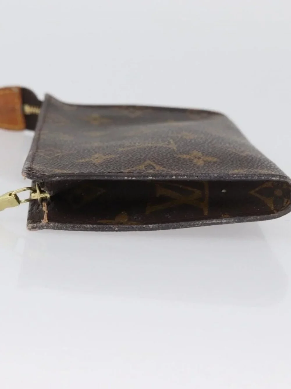 LOUIS VUITTON Monogram Bucket PM Accessory Pouch LV Auth 172497